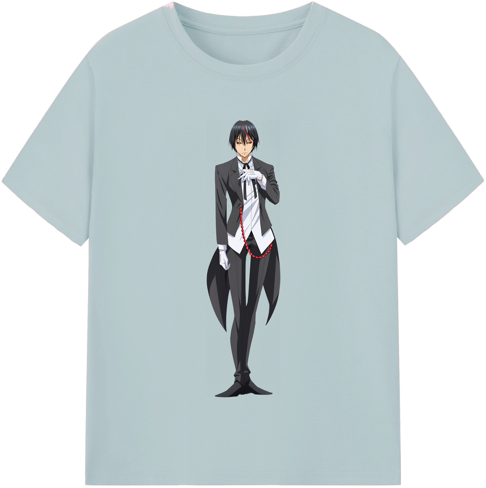 （画像用） 転スラ Regarding Reincarnated to Slime 綿100％半袖Tシャツ（フロントプリント）